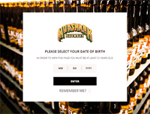 Tablet Screenshot of mudsharkbeer.com